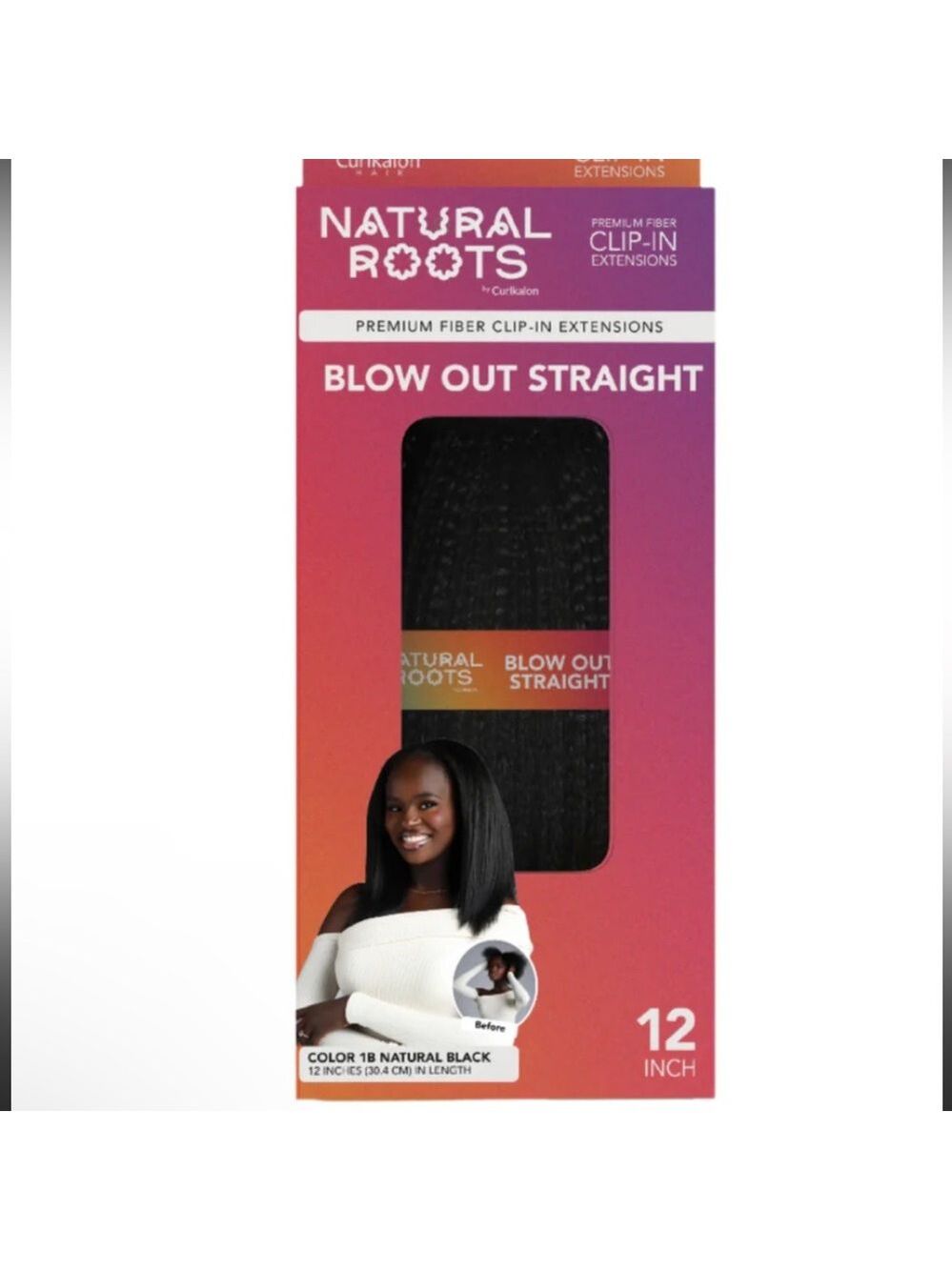 Blow Out Straight 12" Clip-Ins